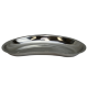 Emesis Kidney Dish Tray, Shallow, 285 Length x 140 Width x 20 Depth (mm), Gauge 26/0.5mm, 18/8 Stainless Steel, Each