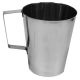 Jug, 2 Litres, Graduated with Handle, Stainless Steel, Each