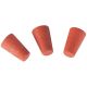 Solid Rubber Stopper, 18mm Base x 24mm Top x 27mm Height, 10 per Pack