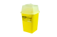 Terumo Needles Sharps Waste Collector, 6.3L Capacity, with Lid, Yellow, Each