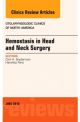 HEMOSTATIS IN HEAD & NECK SURGERY
