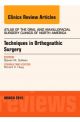 Orthognathic Surgery, An Issue of Atlas
