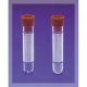 Test Tube, Cylindrical, 3ml, 12 x 55mm, with Cap and Label, Sterile, Recyclable Polypropylene, 250 per Bag