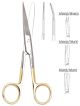Surgical Sharp/sharp - straight, TC Scissor 16cm