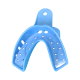 Ainsworth Dental Impression Trays, Lower, Large, Blue, Disposable, Recyclable Plastic, 12 per Pack