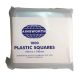 Recyclable Plastic Squares 100mm x 100mm, 1000 per Pack