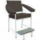 Blood Collection Chair - BLACK - Seat width 550mm, Arm rests 915mm