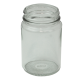 Glass Jar Pomade,  125ml, Clear, No Lid, 42 per Pack