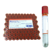 Livingstone Blood Collection  Plastic Serum Tube, 10ml, 16x100mm, Red Hemogard Cap, 100 per Box