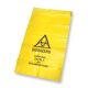 Livingstone Biohazard Waste Bag, 100 x 78cm, 82 Litres, 40 Microns,  LDPE, Yellow, 250/Ctn