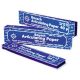 Bausch Articulating Paper with Booklet, 40 Microns, Straight, Biodegradable, Blue, 200 Strips per Box