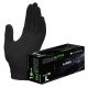 MEDSTOCK Nitrile Disposable Gloves, Black, Powder Free, Latex Free, Textured, Ambidextrous   10 Boxes per Carton-Large