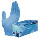 MEDSTOCK Nitrile Examination Gloves, Blue, Powder Free, Latex Free, Textured, Ambidextrous