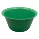 Livingstone Bowl Basin, 2500ml, 240mm Diameter x 114mm Height, Autoclavable  Plastic, Green, Each