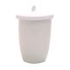 Crucible, 15ml, 32 Diameter x 34 Height mm with Lid and Perforated Disk, Porcelain, Each