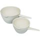 Livingstone Evaporating Dish, 125ml, 86 Diameter x 46 Height mm, Round Bottom with Spout and Handle, Porcelain, Each