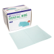 Livingstone Dental Bib or Head Pad, Folded, 4-ply Waterproof Lined, 20 x 28cm, Small, Blue, 250 per Box