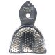 Livingstone Dental Impression Trays, Perforated, 40 x 55 x 16mm, Child, Upper, Extra Small, Stainless Steel, Each