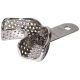 Livingstone Dental Impression Trays, Perforated, Partial, Lower Anterior, Stainless Steel, Each