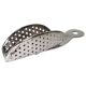 Livingstone Dental Impression Trays, Perforated, Partial, Posterior, Stainless Steel, Each