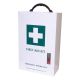 Livingstone Unbranded First Aid Empty Metal Case, 2-Way, 44 x 28 x 14 cm, Wall Mountable, Self Lock-In, Each
