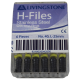 Livingstone H-Files, 25mm, No. 40, Stainless Steel, Colour-Coded, 6 per Pack