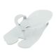 Livingstone Sofeel Thong Shaped EVA Foam Slippers, White, 1 Pair per Pack