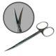 Livingstone Perfect iris Scissors, 11.5cm, Curved/Sharp Points, Stainless Steel, Each