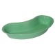 Livingstone Kidney Dish Tray 300-320mm, Graduated to 900ml, 1L Maximum Capacity, Green, Autoclavable, Recyclable Plastic, Each