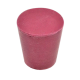 Solid Rubber Stopper, 15mm Base x 20mm Top x 23mm Height, Each