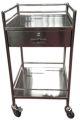 Livingstone Stainless Steel Trolley, 490L x 490W x 900H mm, with One Drawer 46L x 43.5W x 10H cm, Each