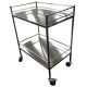 Livingstone Stainless Steel Trolley, 700L x 450W x 900H mm, No Drawer, Each