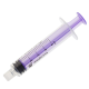 Livingstone Enfit 5ml Low Dose Enteral Syringe, Single Use, Purple, 100 Pieces per Pack