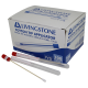 Livingstone Cotton Tip Applicator Swab, 15cm, Single Tip, Biodegradable Wooden Stem, Sterile, 100 per Box