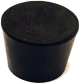 Solid Rubber Stopper, 31mm Base x 39mm Top x 37mm Height, Each
