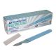 Livingstone Disposable Scalpel, Stainless Steel Blade Size 24 Attached to Handle, Sterile, 10 per Box