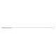 Livingstone Saliva Ejector Clean Brush, 23cm Overall Length, 4.5cm Bristle Area Length, 0.5 Bristle Diameter, White, 12 Pieces per Pack
