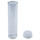 Specimen Tube Soda Lime Glass with Recyclable Polyethylene Cap, 25mm Diameter X 100mm Height, 100 Per Pack