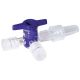 Mowbray Stopcock Adapter, Straight, 24/29 Cone Size, Glass, Each
