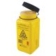 Fittank Needles Sharps Waste Collector, 1.4L Capacity, with Screw Lid and Insert, Yellow, Each