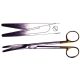 Livingstone Mayo Scissors, 17.5cm, Stainless Steel, with Tungsten Carbide Jaws, Straight, Each