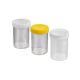 Specimen Container, 250ml, Polypropylene, with Polyethylene Neutral Cap, Unlabelled, Recyclable, 147 per Carton