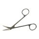 Livingstone Iris Gum Scissors, 11cm, Angled, Stainless Steel, Each
