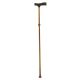 Livingstone Walking Stick, Foldable, Aluminium, Bronze, Adjustable 89-92 cm, Each