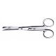 Livingstone Nurses Surgical Scissors, 13cm, 30 Grams, Sharp/Blunt, Curved, Stainless Steel, Each