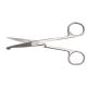 Livingstone Nurses Surgical Scissors, 13cm, Sharp/Probe, Straight, Stainless Steel, Each