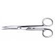Livingstone Nurses Surgical Scissors, 13cm, Sharp/Sharp, Curved, Stainless Steel, Each
