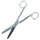 Livingstone Surgical Scissors, 15cm, 56 Grams, Blunt/Blunt, Straight, Stainless Steel, Each